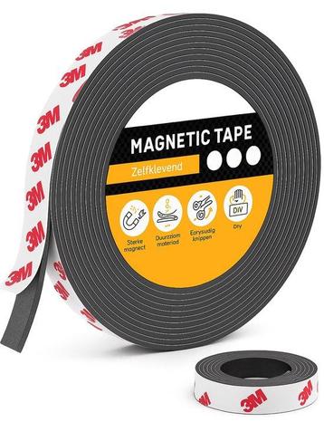Tweedekans | Zelfklevende magneetstrip - 12m - 1cm breed - beschikbaar voor biedingen