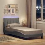 vidaXL Bedframe zonder matras 90x200 cm stof lichtgrijs, Verzenden, Nieuw