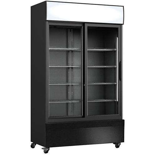 Professionele display koeling met lichtbak  2 glazen deuren, Zakelijke goederen, Horeca | Keukenapparatuur, Nieuw in verpakking