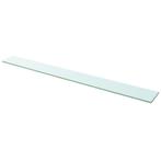vidaXL Wandschap transparant 110x12 cm glas, Huis en Inrichting, Verzenden, Nieuw