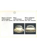 1967 VOLKSWAGEN PROGRAMMA BROCHURE NEDERLANDS, Nieuw