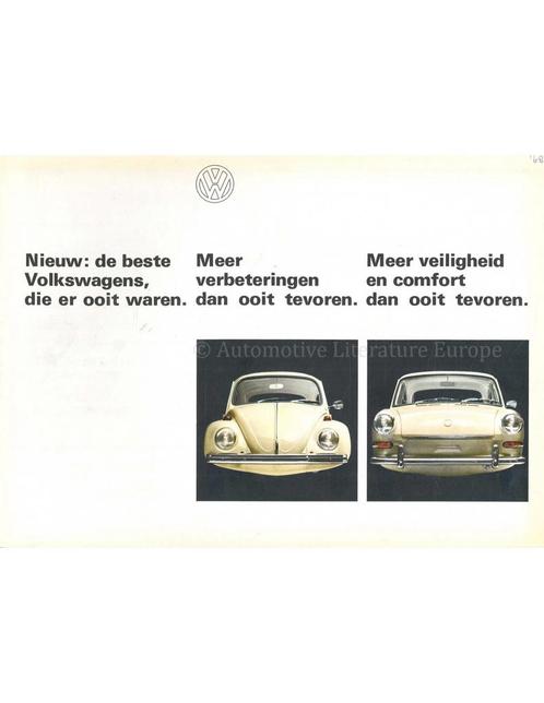 1967 VOLKSWAGEN PROGRAMMA BROCHURE NEDERLANDS, Boeken, Auto's | Folders en Tijdschriften