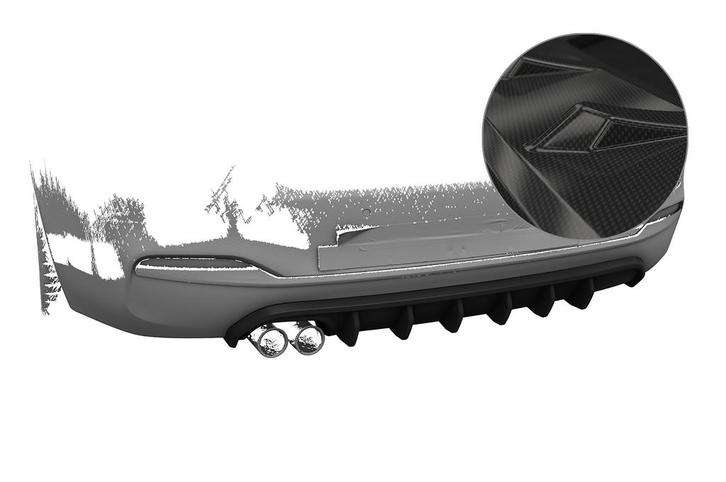 Achterskirt voor BMW 4 Reeks (F36) Grand Coupé HA479-C, Auto-onderdelen, Carrosserie, Nieuw, Verzenden