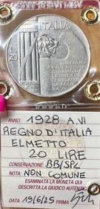 Italie, Royaume Vittorio Emanuele III. 20 Lire 1928