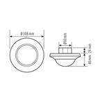 ESYLUX Compact bewegingsmelder-bussysteem - EP10427435, Doe-het-zelf en Bouw, Verzenden, Nieuw