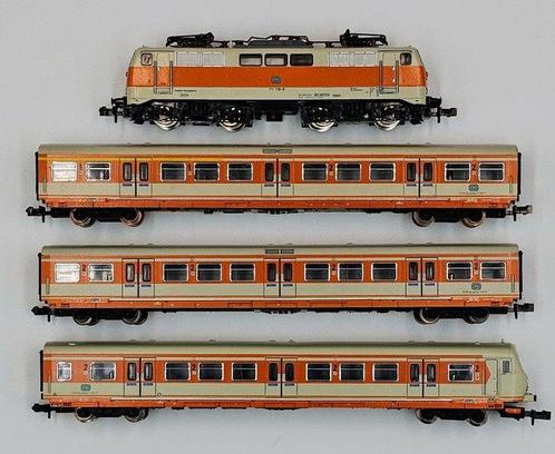 Minitrix N - 1027 - Treinset (1) - Vier-delige S-Bahn, Hobby en Vrije tijd, Modeltreinen | N-Spoor