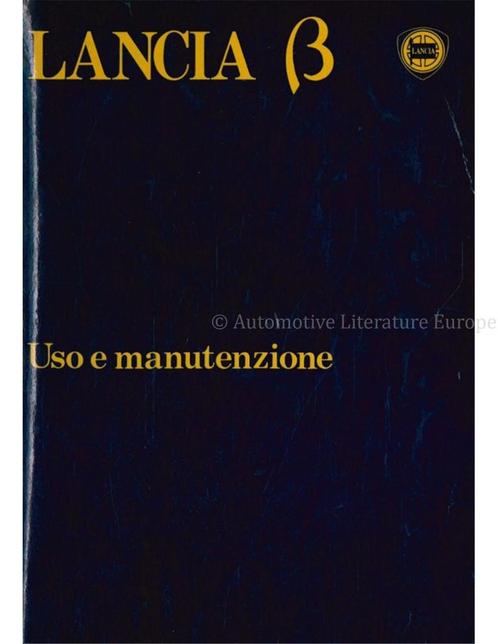 1979 LANCIA BETA INSTRUCTIEBOEKJES ITALIAANS, Auto diversen, Handleidingen en Instructieboekjes