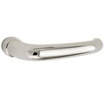 Deurklink Halfsabel glans nikkel, Nieuw, Overige materialen, Klink of Kruk