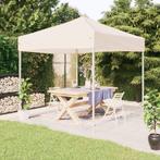 vidaXL Partytent inklapbaar 2x2 m crèmekleurig, Tuin en Terras, Verzenden, Nieuw