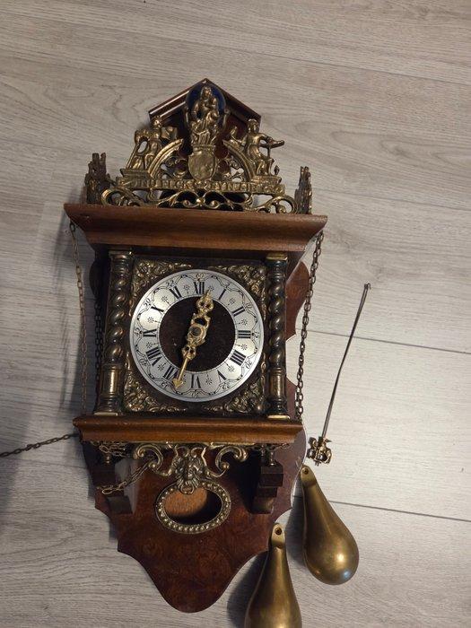 Horloge de Zaandam/Zaanse - Bois, Laiton - 1970-1980, Antiek en Kunst, Antiek | Klokken