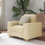 vidaXL Fauteuil Crème 60 cm Stof, Huis en Inrichting, Zetels | Zetels, Verzenden, Nieuw
