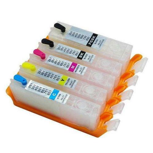 Canon PGI-550/CLI-551 hervulbare cartridges met autoreset..., Computers en Software, Printerbenodigdheden, Verzenden