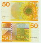 Nederlandse 50 gulden 1982 zonnebloem