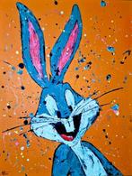 PatriciaSilvArt - BUGS BUNNY acrylic painting abstract art