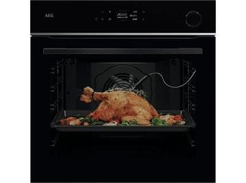 AEG -  Multifunctionele Oven - Zwart, Verzenden, 60 cm of meer, Nieuw, Oven met grill