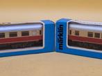 Märklin H0 - 4095 & 4096 - Wagon de passagers pour trains, Hobby en Vrije tijd, Nieuw