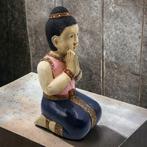 sculptuur, Praying Girl Sw Swd Phwn - 38 cm - Hout