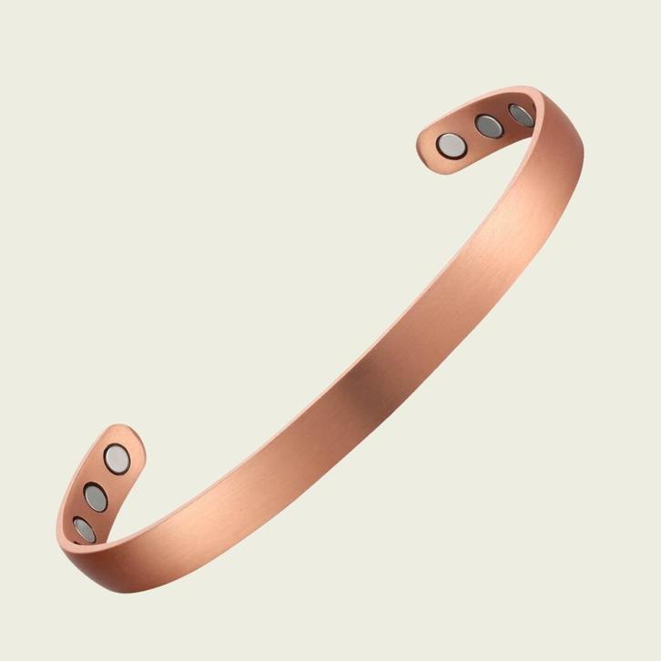 Koperen gezondheids-klemarmband met 10 magneten – 16,5 cm, Sport en Fitness, Gezondheidsproducten en Wellness, Ophalen of Verzenden