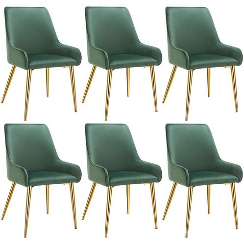 tectake Eetkamerstoel Avane, fluweeloptiek, draagkracht 120, Huis en Inrichting, Stoelen, Verzenden