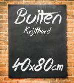 Krijtbord Buiten 40x80 cm Zonder Ophangsysteem, Verzenden, Nieuw