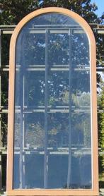 afrormosia houten raam , boograam , chassis 117 x 261, Doe-het-zelf en Bouw, 75 tot 150 cm, Raamkozijn, Nieuw, Ophalen of Verzenden