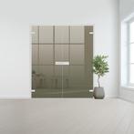 Glazen dubbele binnendeur voor opdek kozijn aluminium beslag, Bricolage & Construction, Verzenden