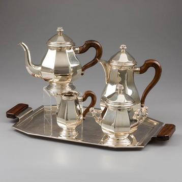 België ca. 1925 - Art Deco - Koffie- en theeservies (5) -, Antiek en Kunst