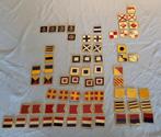 68 stuks maritieme emblemen - Borduurwerk (68) - 4.5 cm -, Antiek en Kunst, Curiosa en Brocante