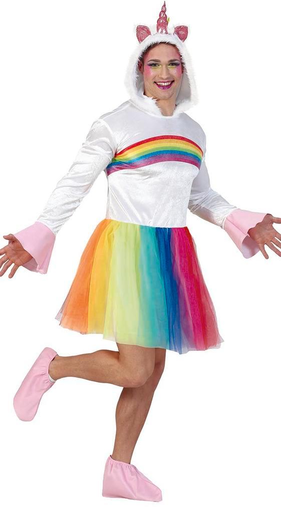 Unicorn Kostuum Regenboog, Vêtements | Hommes, Costumes de carnaval & Vêtements de fête, Envoi
