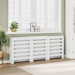 vidaXL Radiatorombouw 205x21,5x83,5 cm bewerkt hout wit, Verzenden, Nieuw