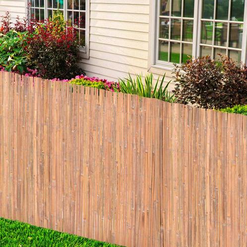vidaXL Scherm 100x600 cm bamboe, Tuin en Terras, Tuinhekken en Hekwerk, Nieuw, Verzenden