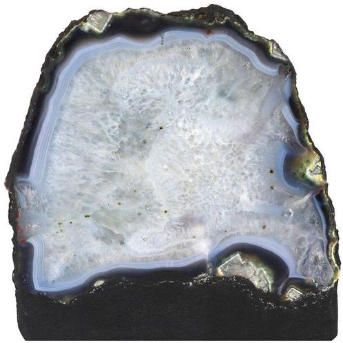 Geen Reserve - Groene Amethist - Geode - 18x18x7 cm- 3.7 kg, Verzamelen, Dierenverzamelingen