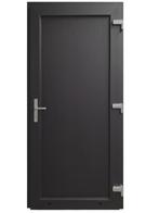 PVC Deur antraciet vol paneel  b98 x h204 Buitendraaiend!, Doe-het-zelf en Bouw, Deuren en Vliegenramen, 80 tot 100 cm, Nieuw