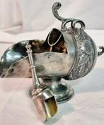 Suikerkom - Metaal - verzilverd gepunzt