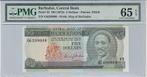 Barbados P 32 5 Dollars Nd1973 Pmg 65 Epq
