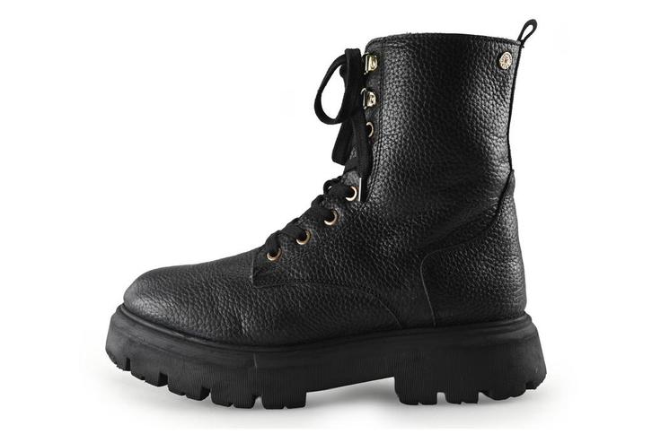 Tommy Hilfiger Sport veterboots in maat 39 Zwart | 15%, Kleding | Dames, Schoenen, Zwart, Zo goed als nieuw, Overige typen, Verzenden