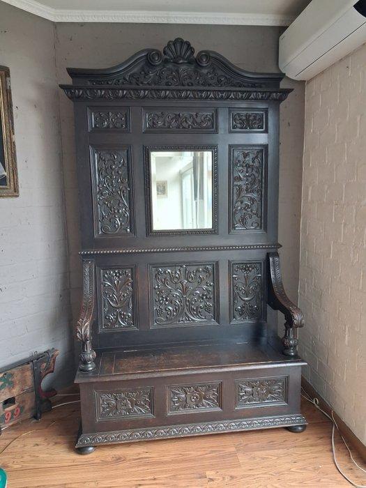 Settle (zitbank met hoge leuning) - Hout, Antiek en Kunst, Antiek | Overige Antiek