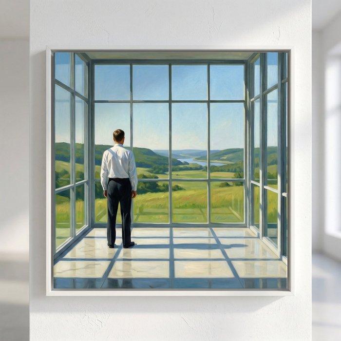 Le Yack - Uninterrupted Vista - Hand signed, Antiek en Kunst, Kunst | Designobjecten