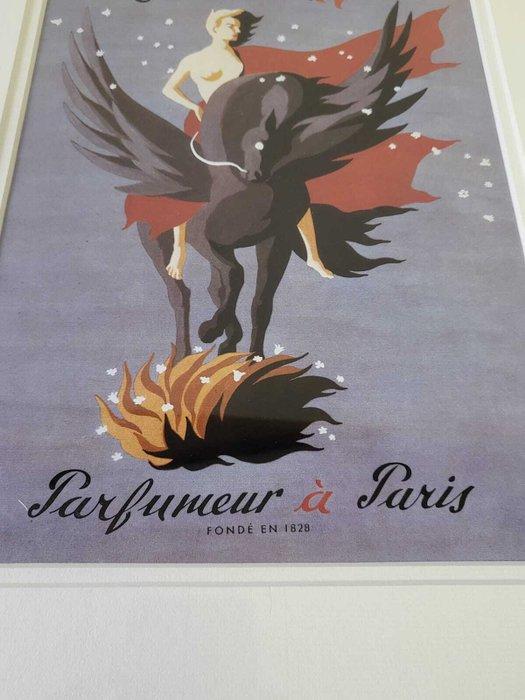 Wanddecoratie - Affiche publicitaire Guerlain – Parfumeur à, Antiek en Kunst, Curiosa en Brocante