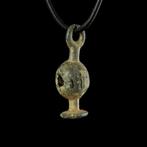 Celtique Pendentif amulette en forme de cage de druide (Sans