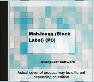 MahJongg (Black Label) (PC) PC, Consoles de jeu & Jeux vidéo, Jeux | PC, Envoi