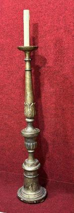 Kaarsenhouder - Hout - Kandelaar - 139 cm, Antiek en Kunst