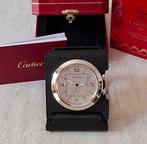 Bureauklok, Wekker - Cartier Swiss Made - Art Deco Staal -