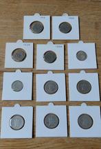 Pays-Bas. Wilhelmina. 5, 10 Cents en 1/2 Gulden Variantie, Postzegels en Munten