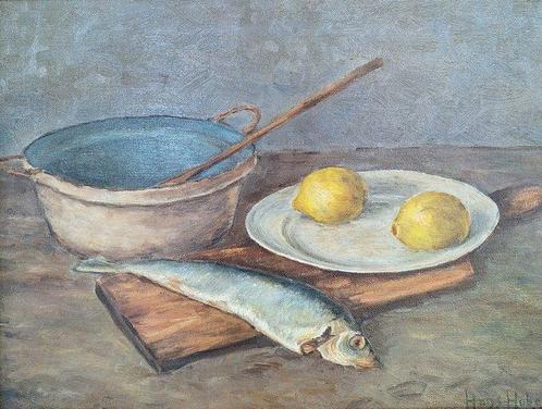 Hubert Huys (XX) - Stilleven, Antiek en Kunst, Kunst | Schilderijen | Klassiek