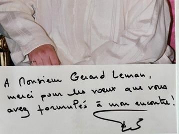 Mohamed VI, roi du Maroc - Photographie signée - 1990
