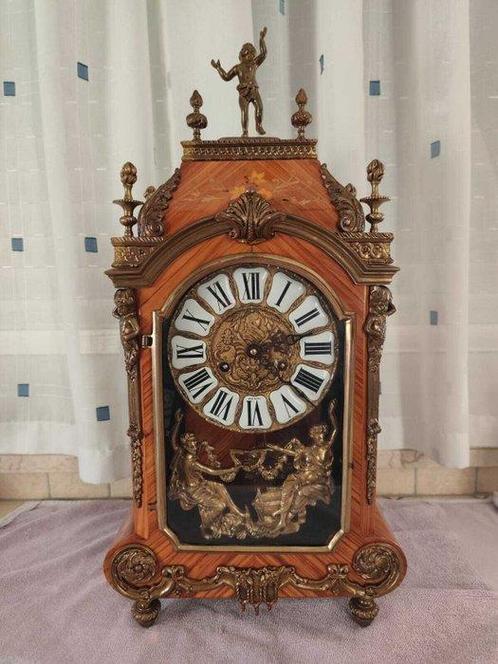 Pendule Boulle -  Vintage - Hêtre - 1950-1960, Antiek en Kunst, Antiek | Klokken