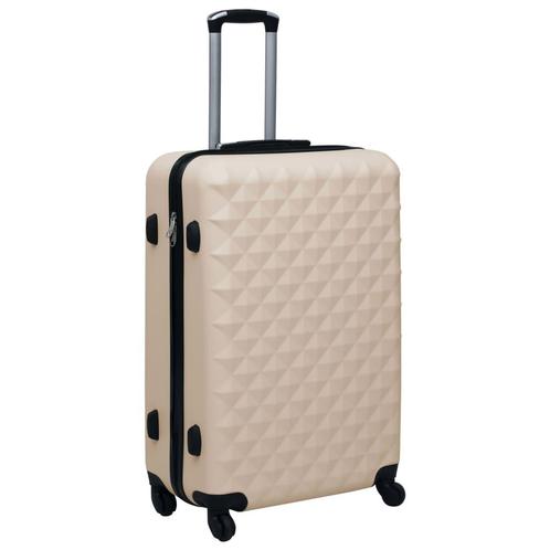 vidaXL Harde koffer ABS goudkleurig, Bijoux, Sacs & Beauté, Valises, Envoi
