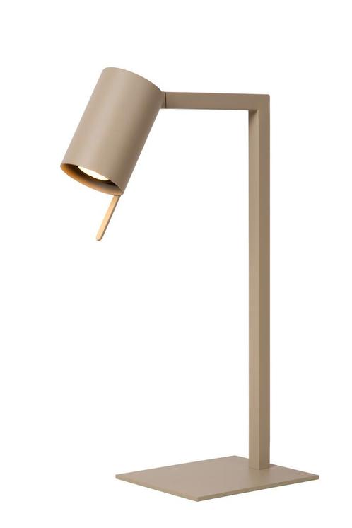 Lucide LESLEY - Bureaulamp - 1xGU10 - Taupe, Huis en Inrichting, Lampen | Tafellampen, Nieuw, Verzenden