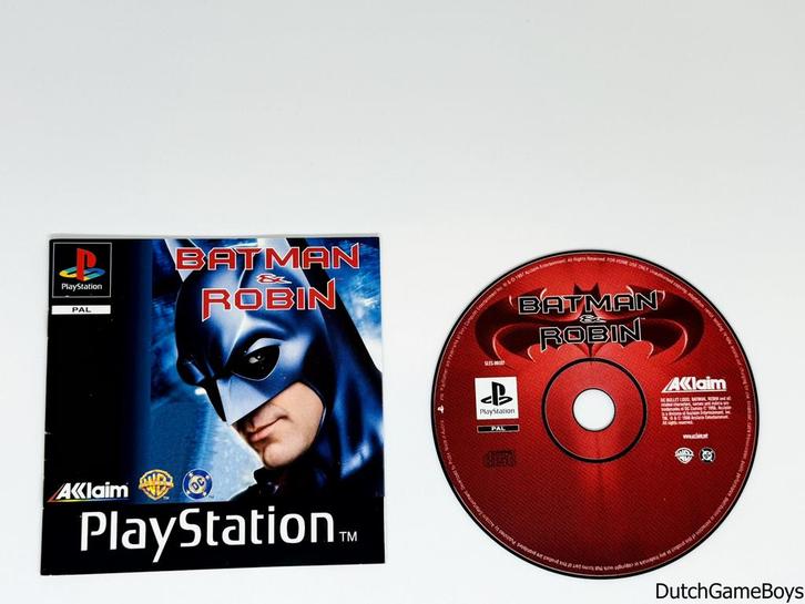 Playstation 1 / PS1 - Batman & Robin - CD + Manual, Consoles de jeu & Jeux vidéo, Jeux | Sony PlayStation 1, Envoi